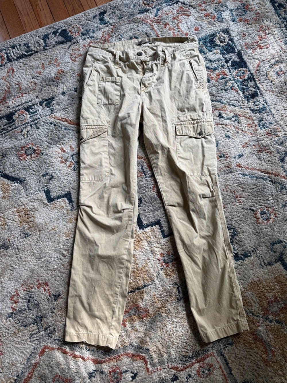 Zara Beige Women's Cargo Pants